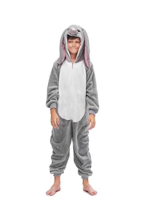 Combinaison Pyjama Lapin Gris