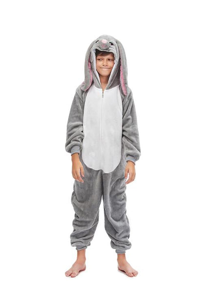 Combinaison Pyjama Lapin Gris