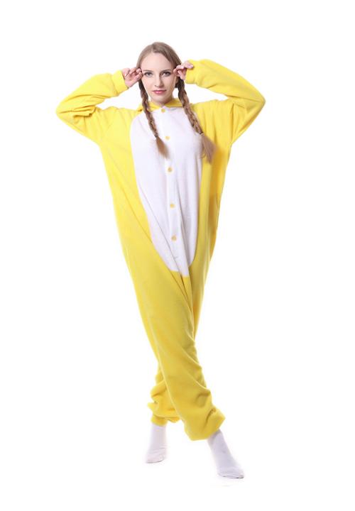 Combinaison Pyjama Lapin Jaune