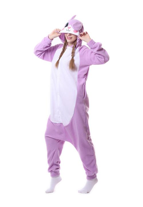 Combinaison Pyjama Lapin Violet