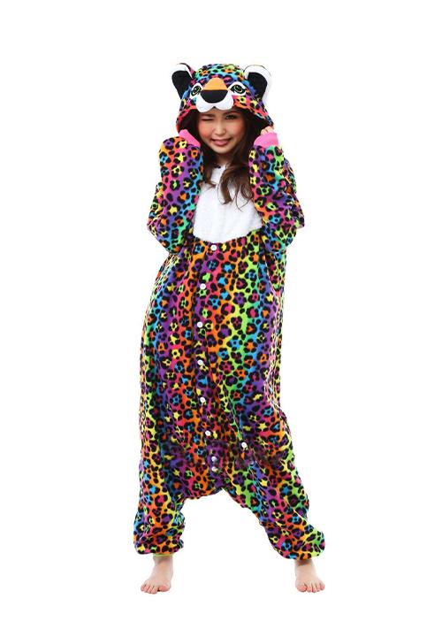 combinaison pyjama léopard