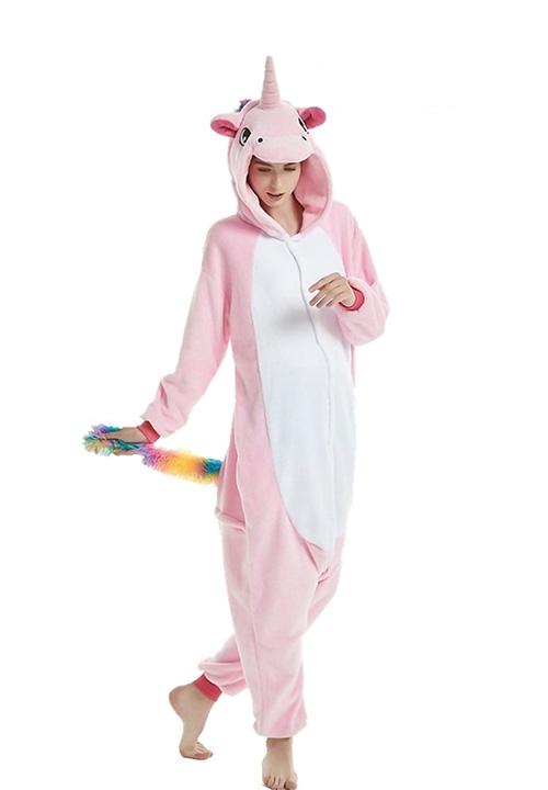 combinaison pyjama licorne rose
