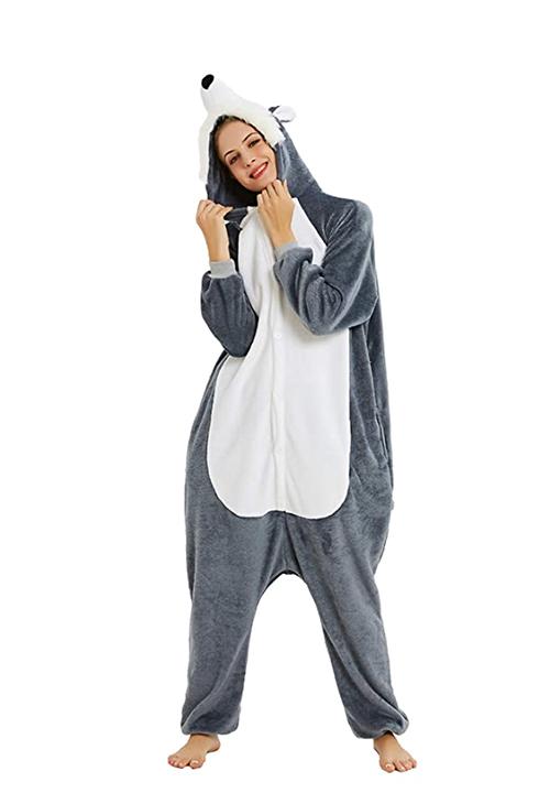 combinaison pyjama loup