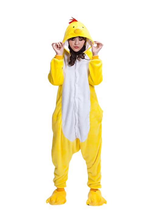 Combinaison Pyjama Poulet Jaune
