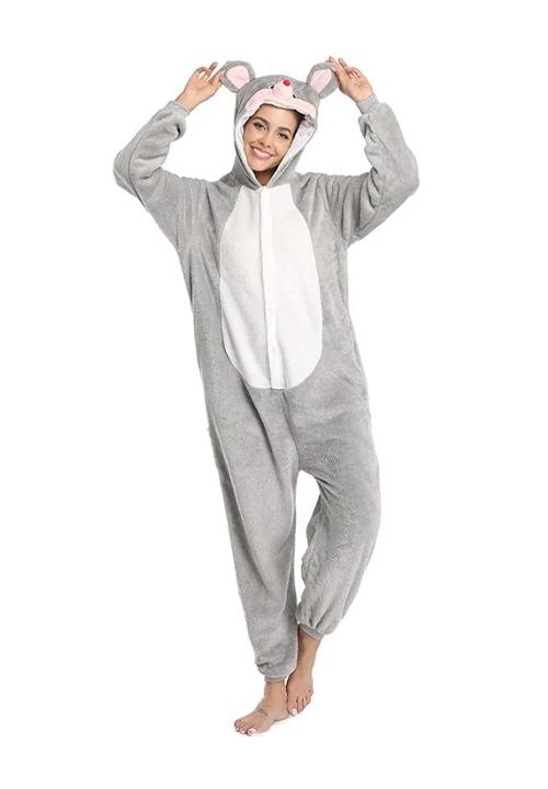 Combinaison Pyjama Souris Grise