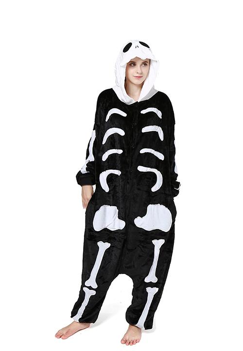 combinaison pyjama squelette