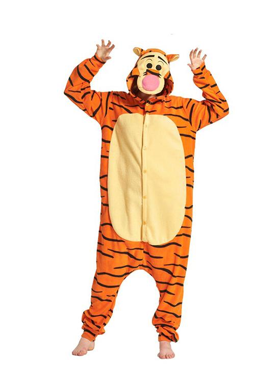 combinaison pyjama tigre femme