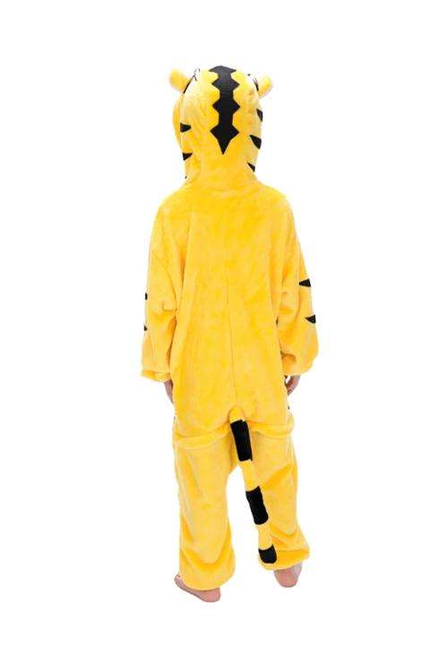 Combinaison Pyjama Fille Tigre Jaune
