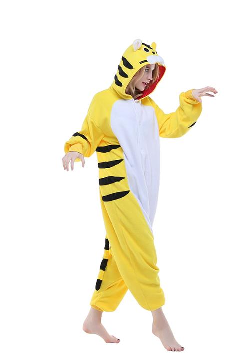 Combinaison Pyjama Femme Tigre Jaune