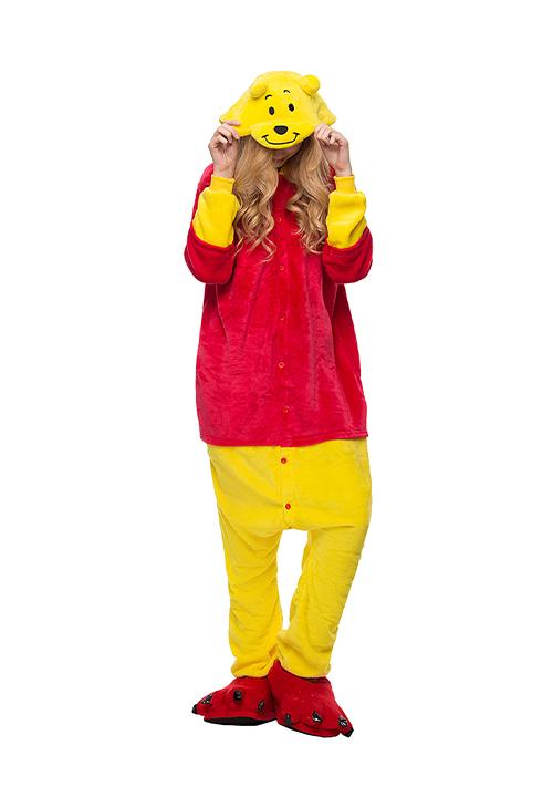 combinaison pyjama winnie l'ourson