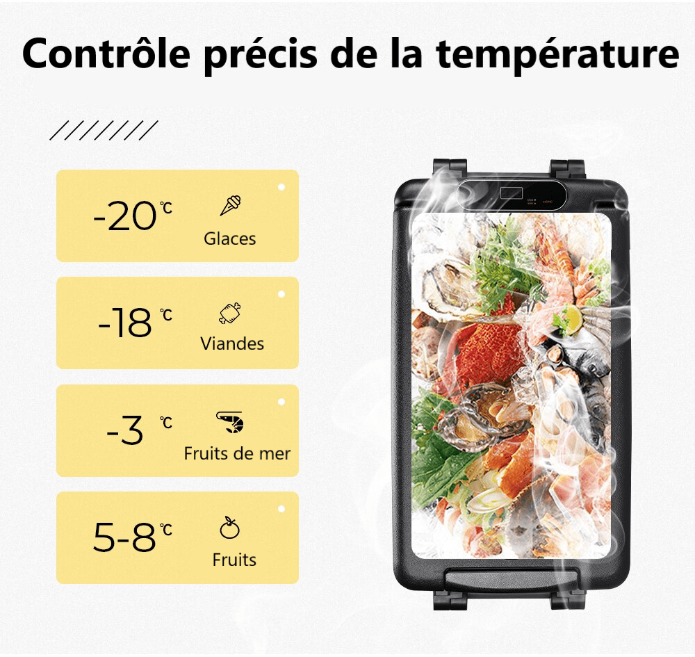 Glacière Electrique 12V / 220V - 50L