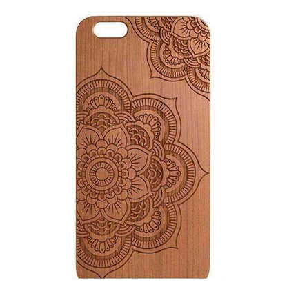 Coque en bois - Mandala