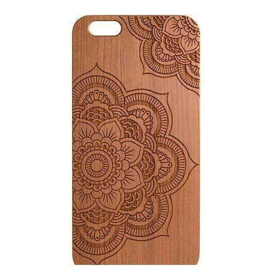 Coque en bois - Mandala