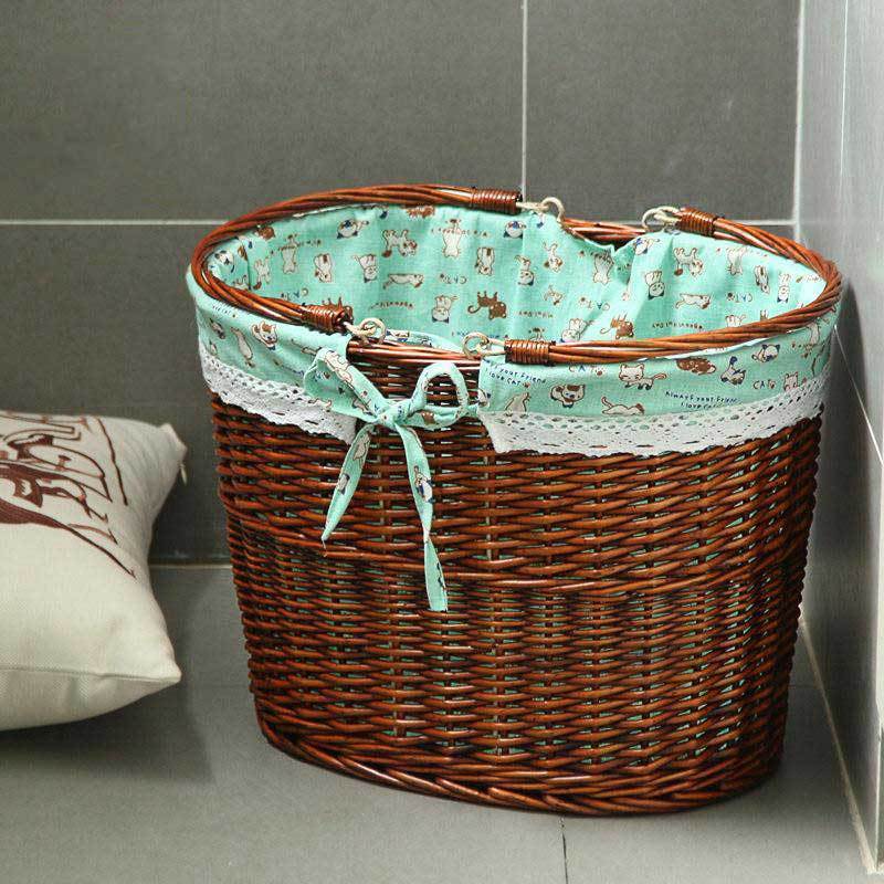 Corbeille à Linge Osier Style Francais