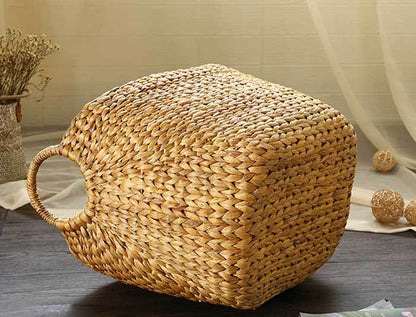 Corbeille à Linge Tressée en Jacinthe D'eau