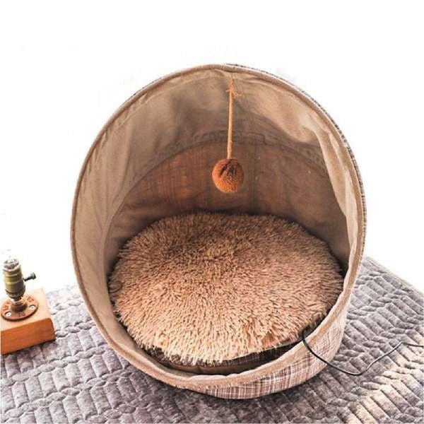 Coussin chat chauffant