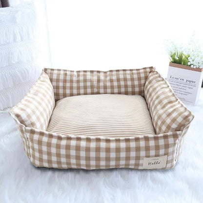 coussin chat vichy - Happy minet