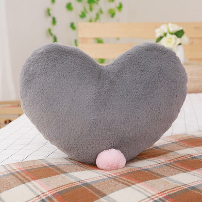 coussin-coeur-gris-et-rose