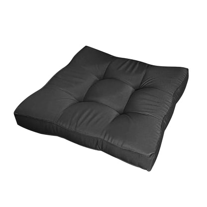 Coussin deperlant 45x45 noir pour chaise