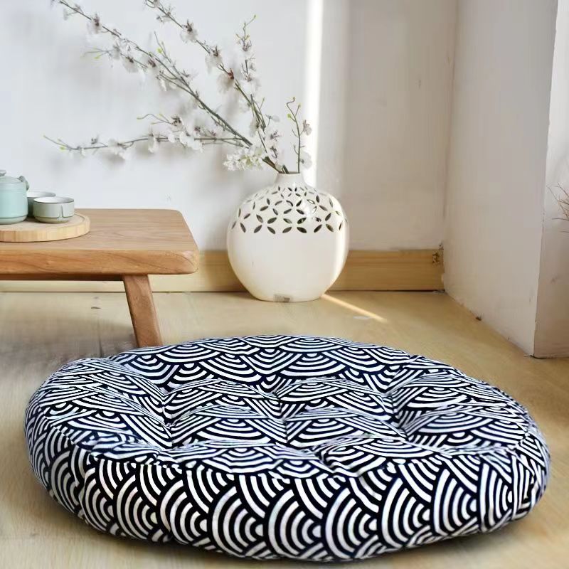 Coussin japonais rond