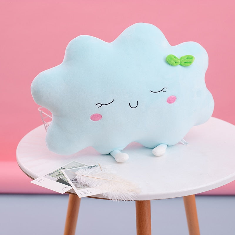 Coussin Nuage Bleu Doux