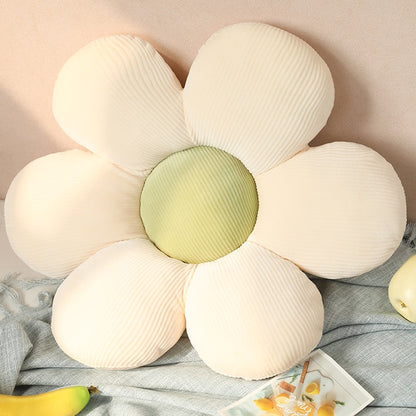 coussin-petale-fleur-blanc-vert