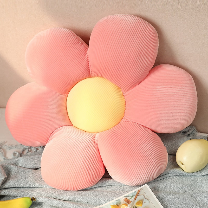 coussin-petale-fleur-rose-jaune