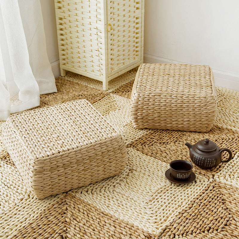 Coussin japonais paille