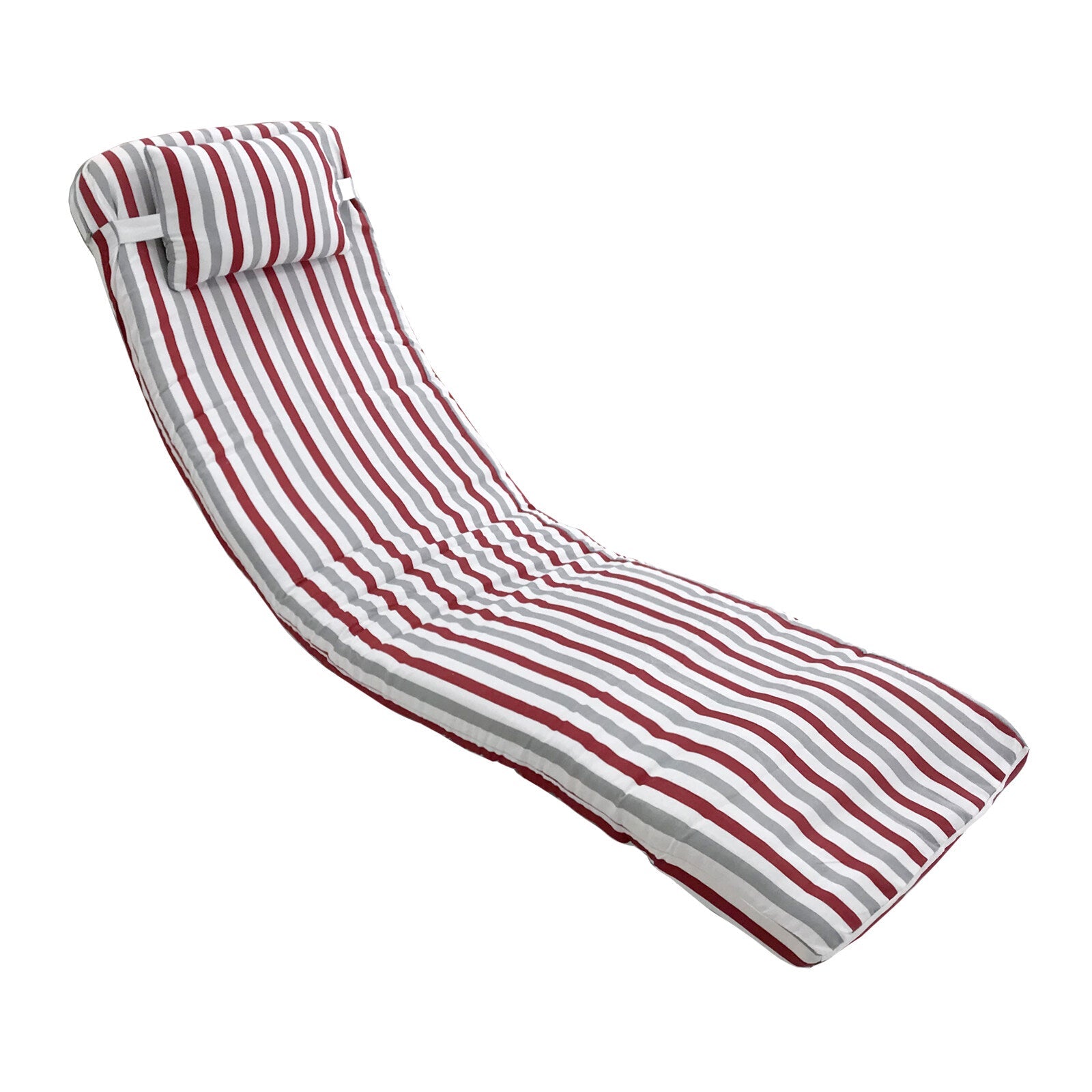 Coussin transat extérieur rayé avec petit coussin