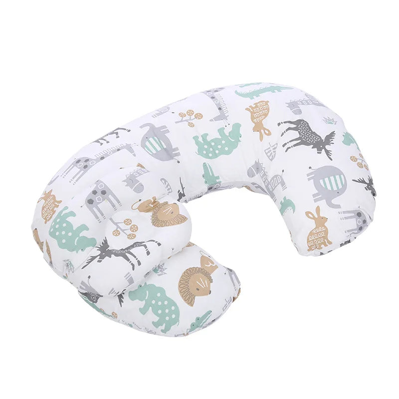 Coussin d'allaitement avec des motifs d'animaux