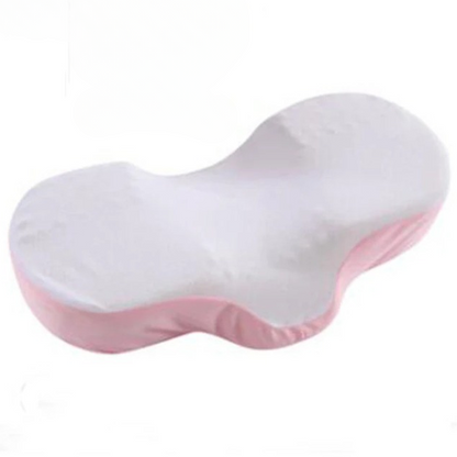 Coussin anti ronflement ergonomique à mémoire de forme sur fond blanc