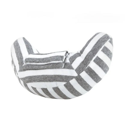 Coussin cervical voiture à rayures