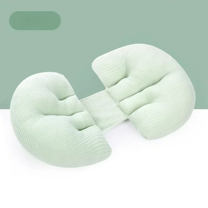 Coussin femme enceinte vert et moelleux