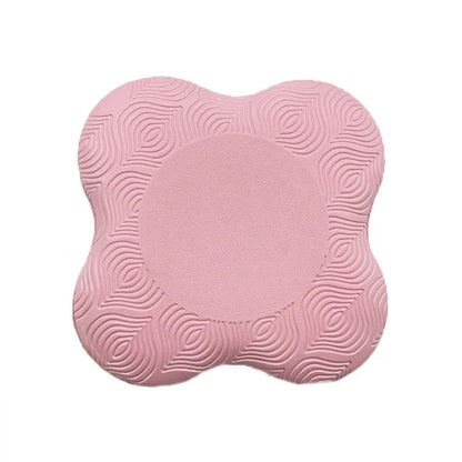 Coussin genoux yoga rose et épais