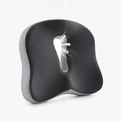Coussin hémorroïdes en mousse bicolore