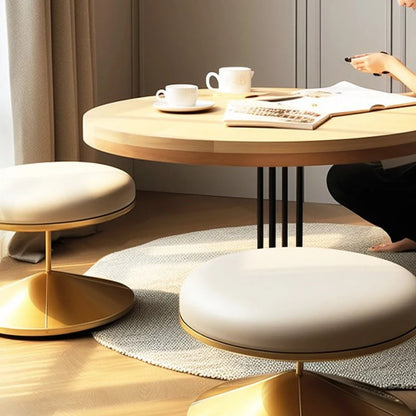 Coussin imperméable et rond à mémoire de forme
