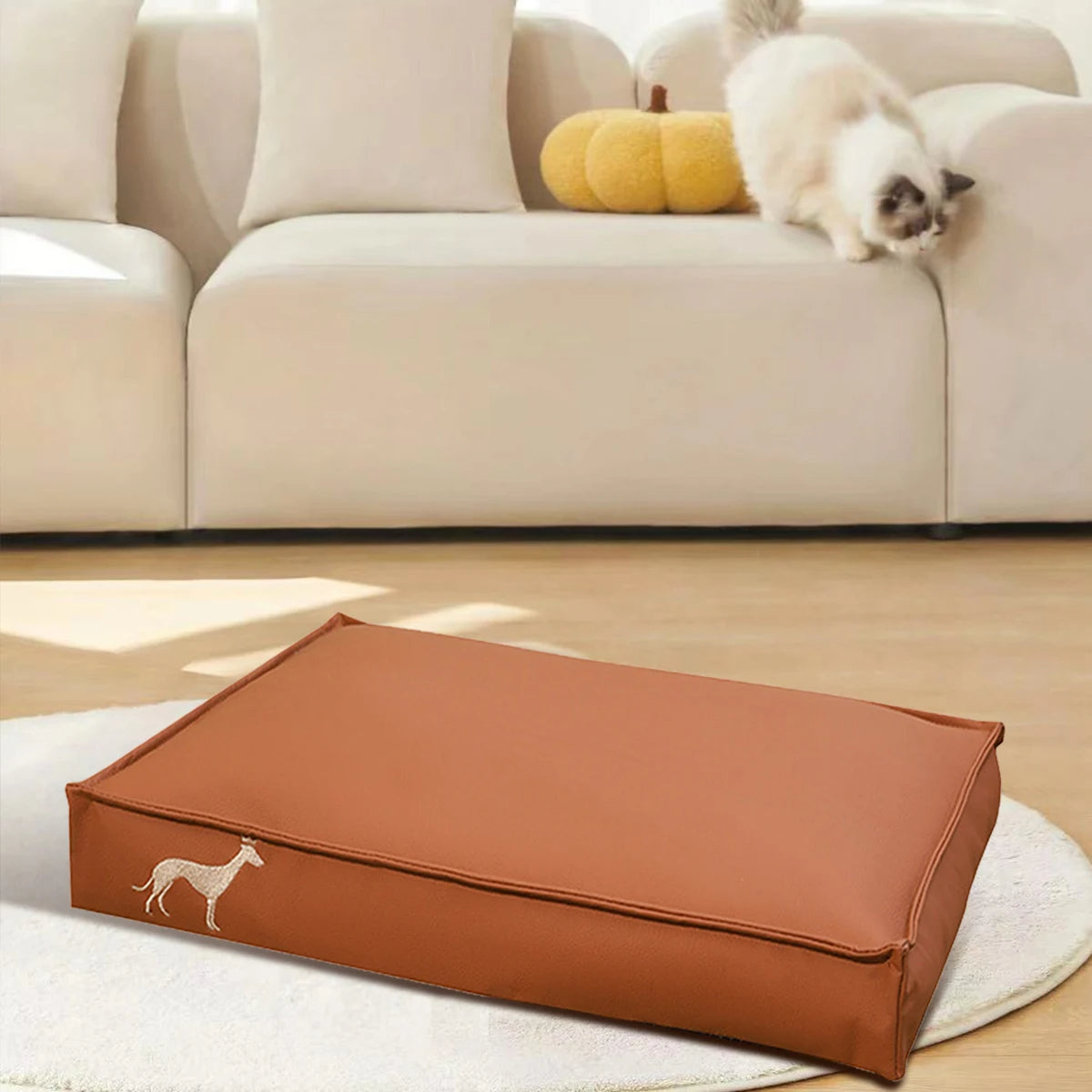Coussin imperméable style luxueux  pour chien