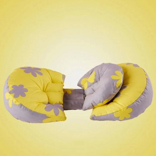 Coussin de maternité à motifs de fleurs