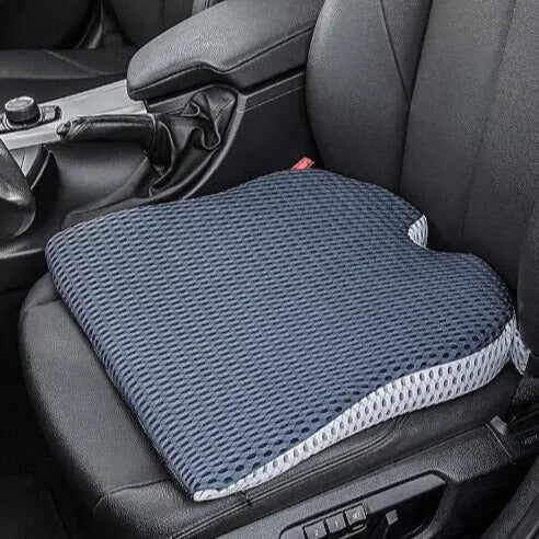 Coussin mémoire de forme pour voiture de couleur grise