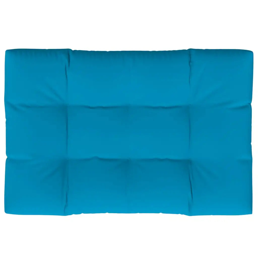 Coussin palette imperméable de couleur bleue