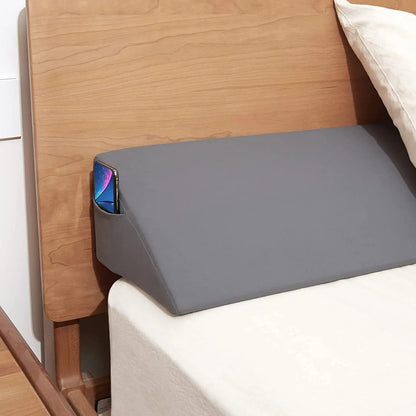 Coussin de positionnement pour dormir avec poche de rangement