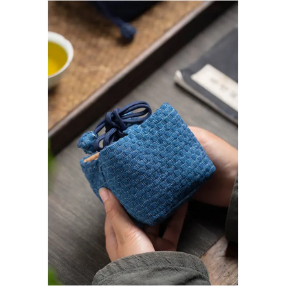 Couvre-théière de voyage en tissu