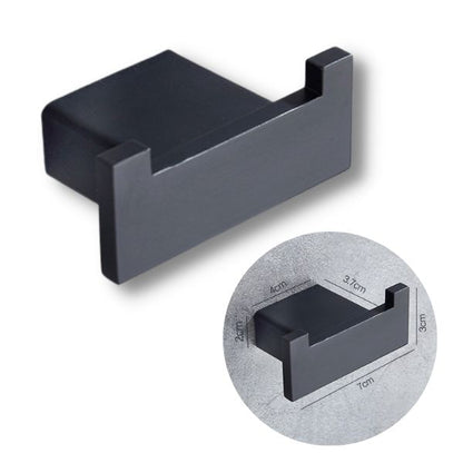 Patere salle de bain acier
