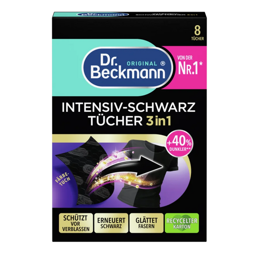 BlackCare by Dr. Beckmann – Lingettes Noires Intensives 3-en-1