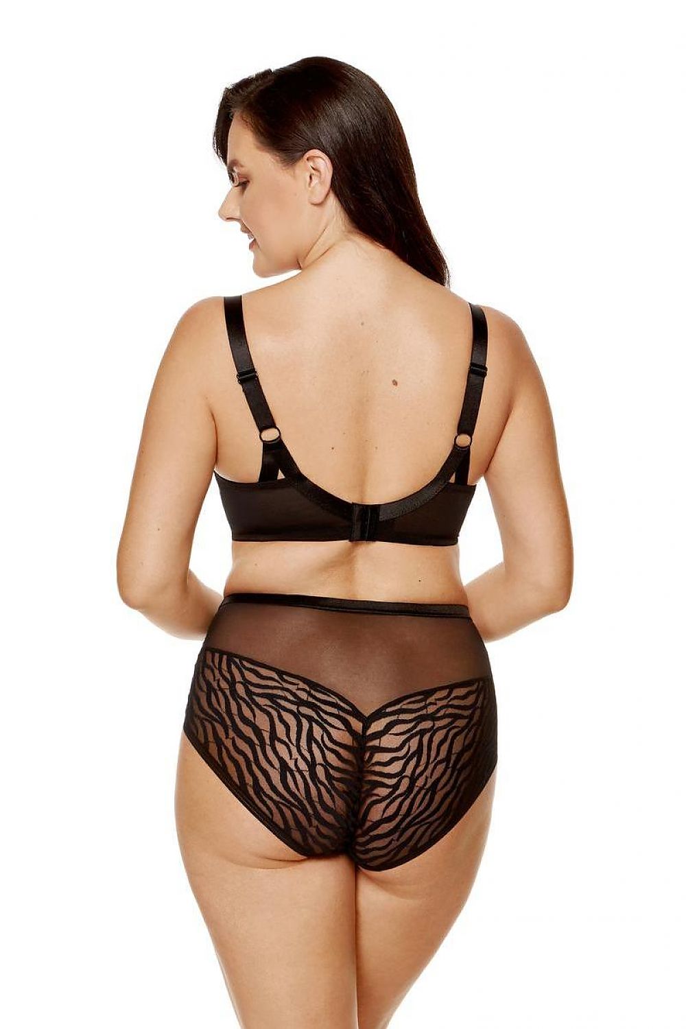 Soutien-gorge sans armature dentelle zèbre