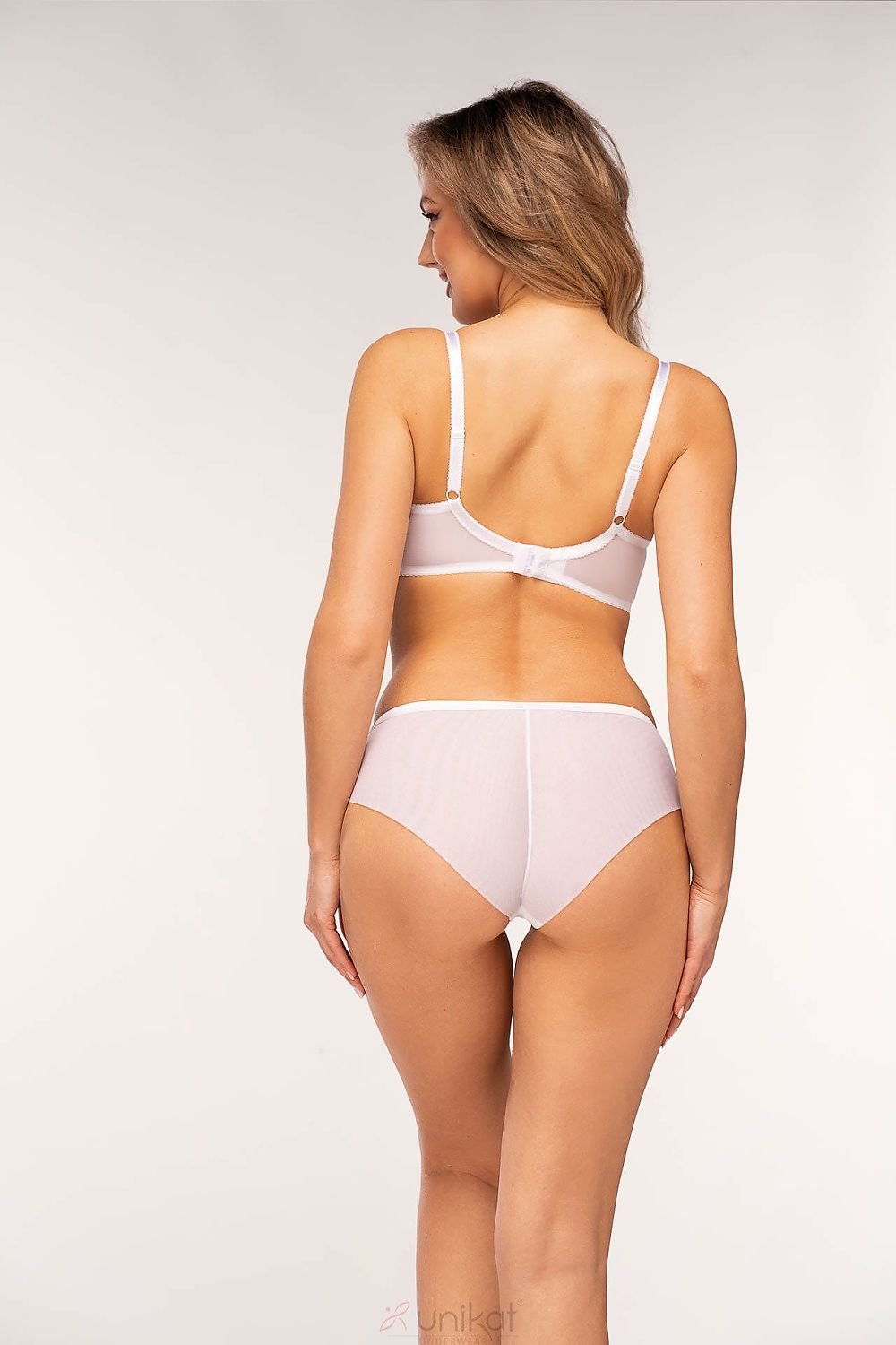 Soutien-gorge grande taille invisible en dentelle blanc