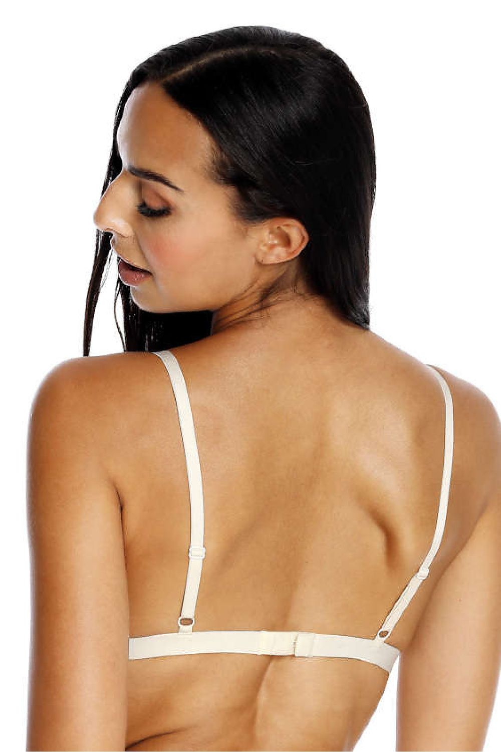 Soutien-gorge sans armature triangle blanc