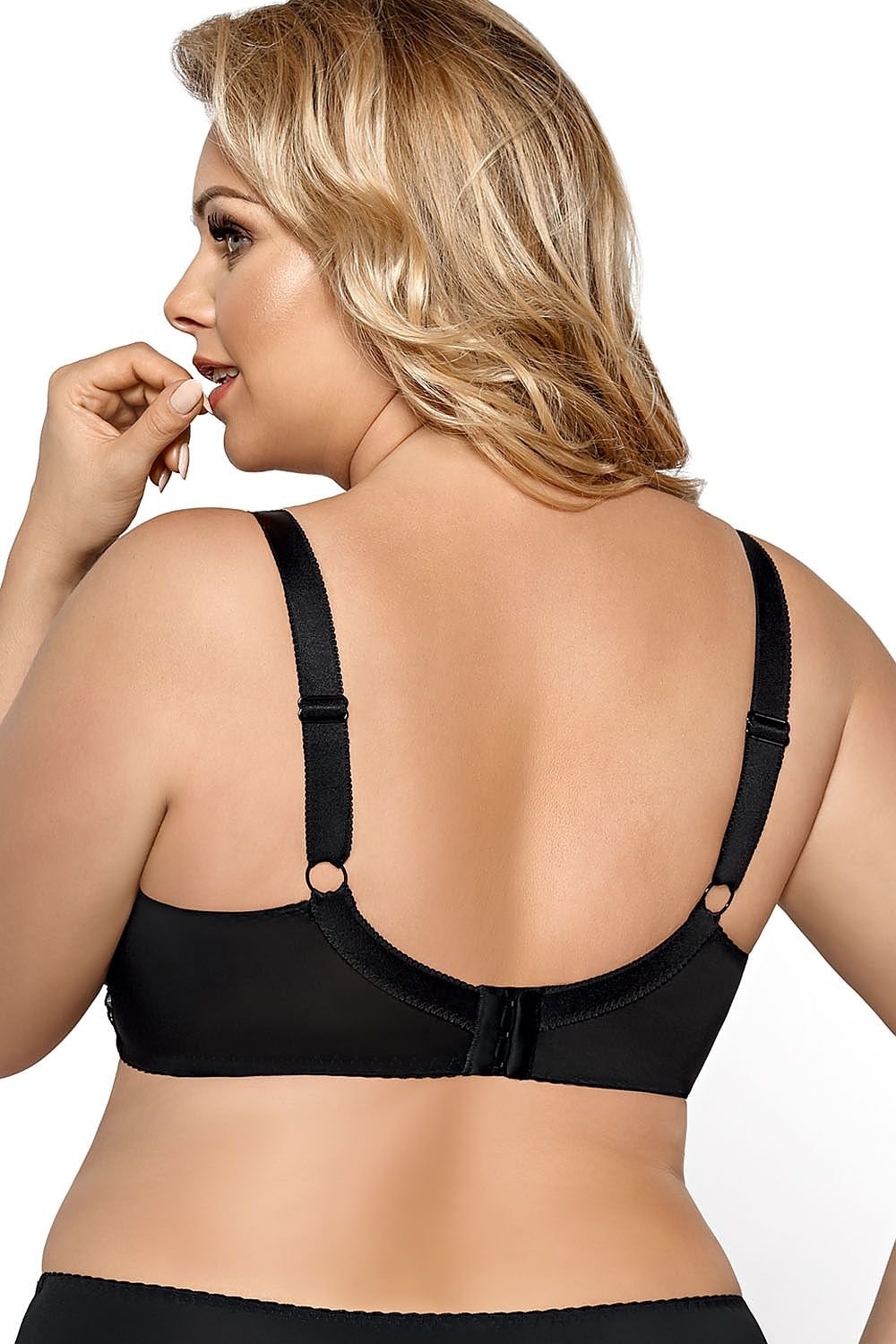 Soutien-gorge balconnet dentelle grande taille