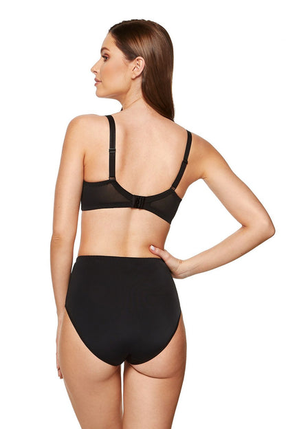 Soutien-gorge triangle minimiseur transparent avec baleines