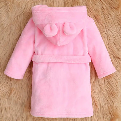 Peignoir de Bain Enfant Fille avec Oreilles